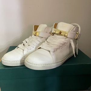 BUSCEMI 100mm White Sz 41